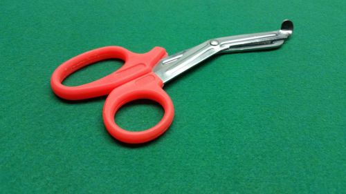 6 EMT PARAMEDIC UTILITY BANDAGE SHEARS EMS ENT SCISSORS 5.5&#039;&#039; ORANGE