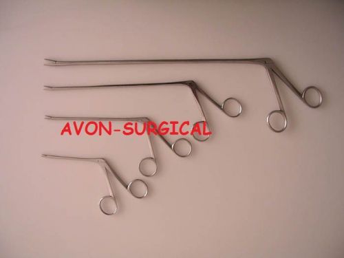 4 Hartman Alligator Forceps 3.5&#034;+5.5&#034;+6.5&#034;+8&#034; Surgical Veterinary Instrument -