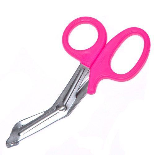 100 PINK EMT Shears ( Scissors ) Bandage Paramedic EMS Rescue Supplies 7.25&#034;