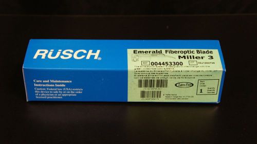 Rusch miller 3 emerald fiberoptic blade ref # 004453300 for sale