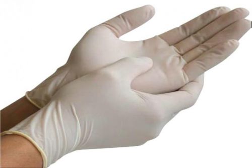 50 X PAIRS OF EXTRA SMALL MERLIN VINYL MEDICAL GLOVES POWDER