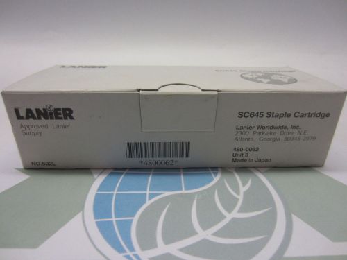 Genuine Lanier SC645 Staple Cartridges 480-0062 Unit 3 No.502L