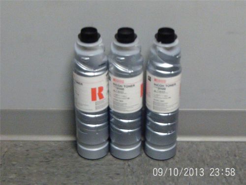 3 New Genuine Ricoh Black Toners type 3110D