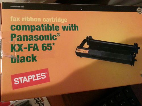 FAX RIBBON CARTRIDGE COMPATIBLE WITH PANASONIC KX-FA 65* COLOR BLACK