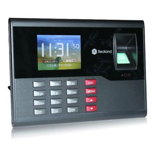 Fingerprint Attendance Time Clock USB+ ID Card+ TCP/IP Password Employee Payroll