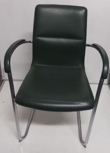 Set of 4 kusch green stacking meeting room chairs - free delivery included for sale