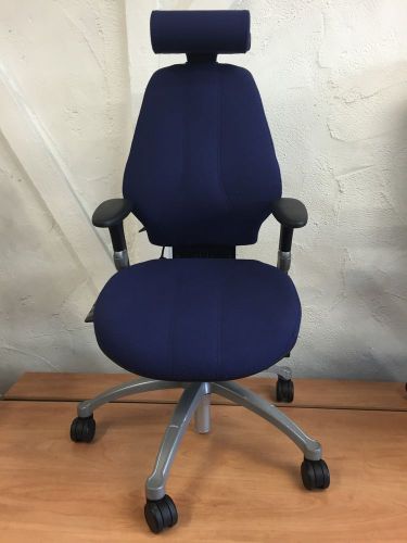 3 BUTTON RH LOGIC 300 ERGONOMIC OFFICE CHAIR WITH HEADREST FREE UK DEL