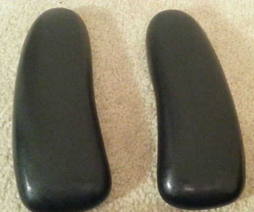 Herman Miller Aeron Black Leather Armpads Arm Rests