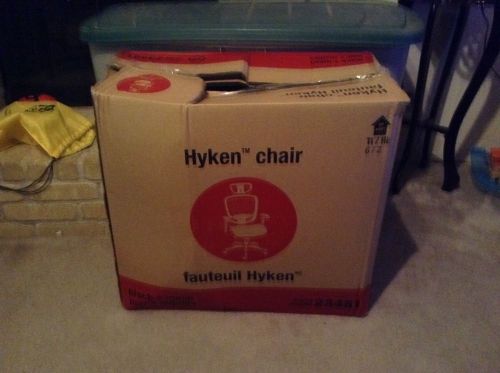 HYKEN Black Technical Mesh Task Ergonomic Durable Best Office Summer Chair NEW