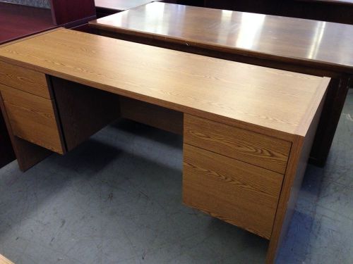 ***CREDENZA by HON OFFICE FURNITURE in MED OAK COLOR LAMINATE***