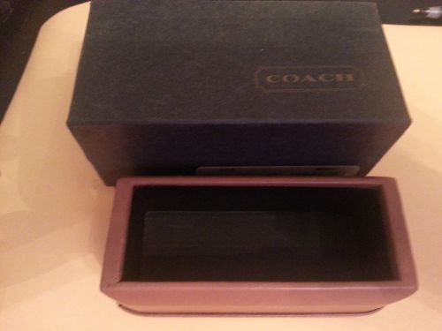 COACH Desktop Business Card Holder (discontinued) -  NIB