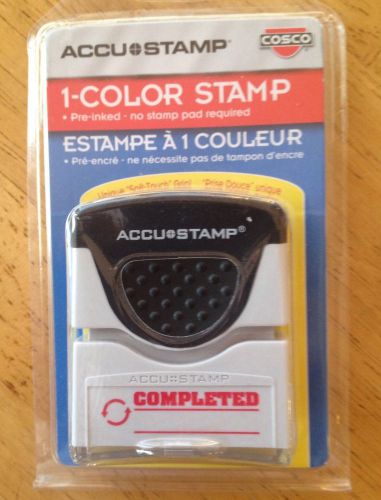 Accu-stamp 1 color completed for sale