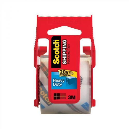 3M Scotch Heavy Duty Packaging Tape w/Dispenser Clear 2 In x 1000 In 142L