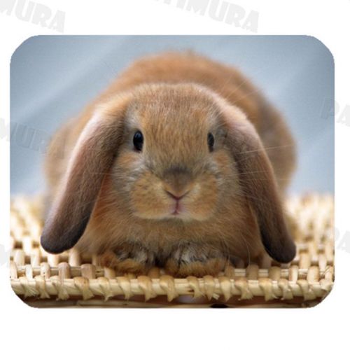 New Rabbit Custom Mouse Pad for Gaming with Rubber Backed