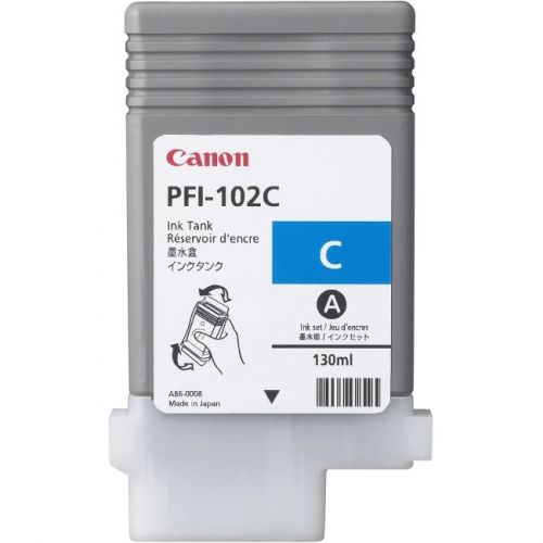 Canon laser - consumables 0896b001 pfi-102c cyan ink tank 130ml for sale