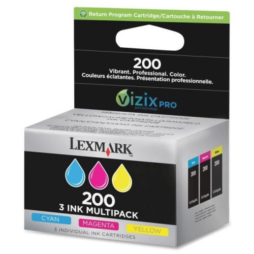 Lexmark supplies 14l0268 combo pk 200 cyn magenta yellow for sale