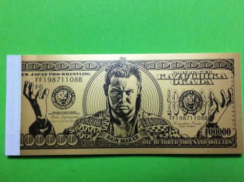 NEW!!!NJPW RAINMAKER stationary paper.OKADA Japanese pro wrestling.AJPW NOAH WWE