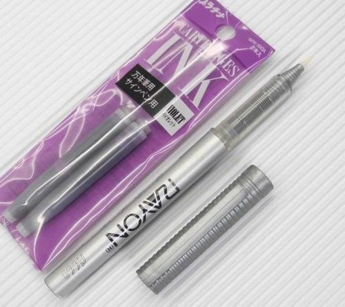 2pcs Platinum VIOLET ink+ RAYON A668 cartridge system calligraphy brush pen