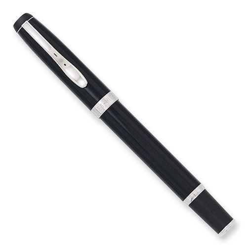 Charles hubert black and silver-tone rollerball pen for sale