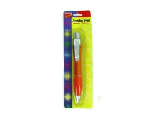 Jumbo pen with pocket clip