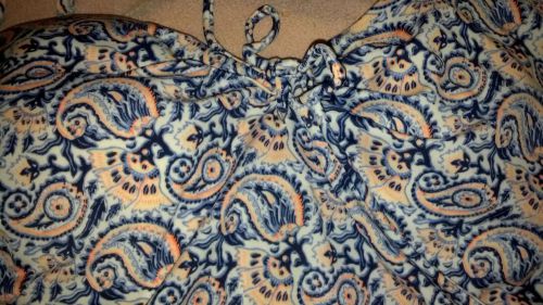 Victoria&#039;s Secret Multi Paisley Pushup Tankini/Bikini Top 38DD ~ NEW swimsuit