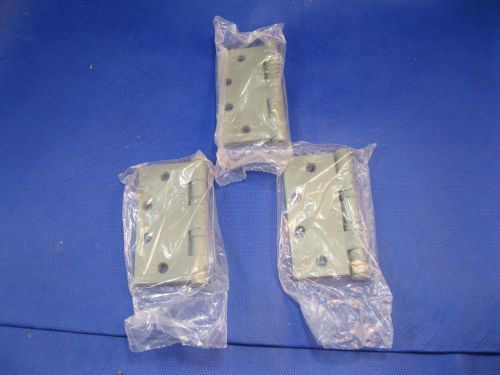 (3 units) new mckinney door hinges 4 1/2&#034; x 4 1/2&#034;  ta2714 p nrp for sale