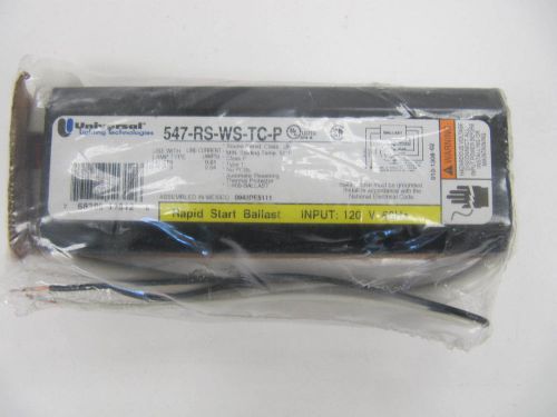 NEW Universal 547-RS-WS-TC-P Rapid Start Ballast 120 V for (1) FC8T9, FC6T9 Lamp