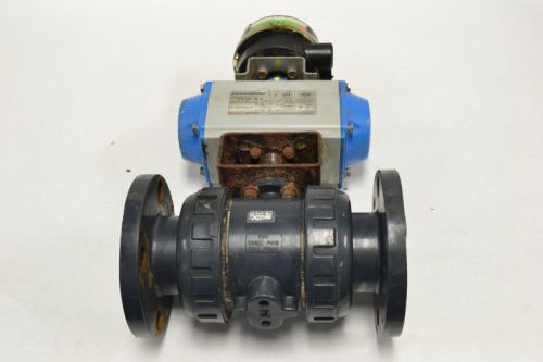 Chemline asahi 21 epdm vpvl200 da b actuator pvc 2 in ball valve b249008 for sale