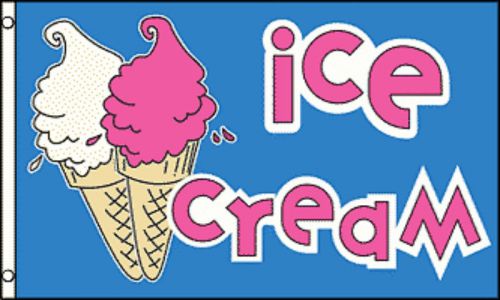 Ice Cream Flag 3&#039; X 5&#039; Banner Outdoor Indoor b