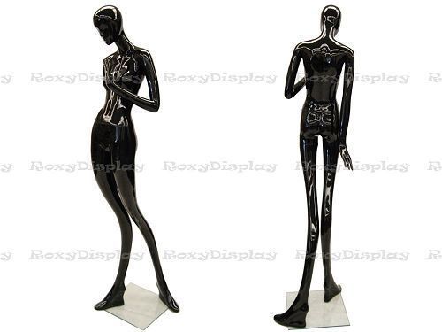 Female Fiberglass Eye Catching Abstract Style Mannequin Display #MZ-ONA1BK