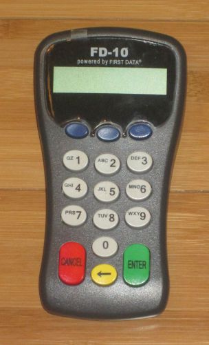 First Data PINPAD FD-10  8001 USB pin pad keypad debit reader