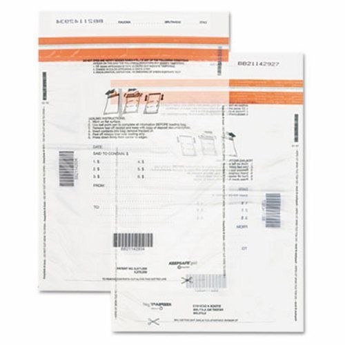 Quality Park Tamper-Evident Deposit Bags, Clear, 100 per Pack (QUA45231)