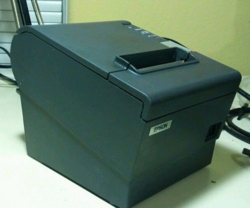 EPSON TM-T88IV CHARCOAL, USB INTERFACE THERMAL PRINTER. NO POWER SUPPLY