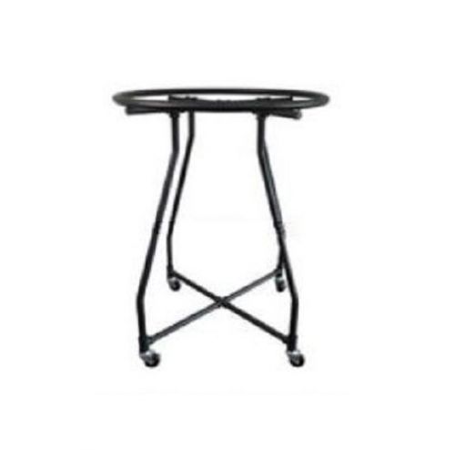 36&#034; Round Rack Adjustable Height 48-72&#034; - Matte Black by Modern Store Fixtures