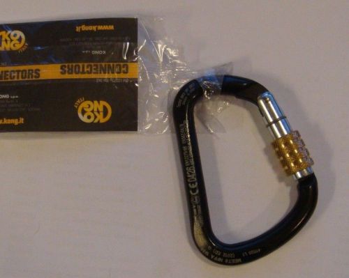 Kong Rescue Screw XL Connector / Carabiner Carbon Steel Black