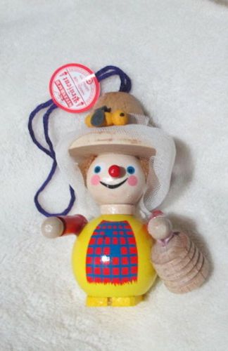 NIB wood BEEKEEPER ORNAMENT all year round Steinbach (nutcrackers) Germany /$18