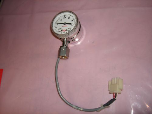 Span IPT 122 Type 9 60 PSI Pressure Gauge w/ Cable