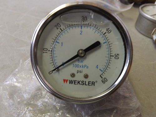 WEKSLER PRESSURE GAUGE 0/60PSI