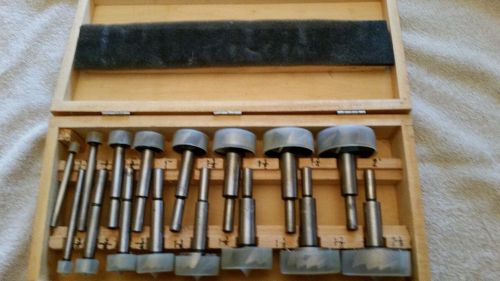 Forsner Bit Set with Wooden Case (16 piece set)