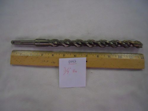 1 NEW BOSCH ANSI SDS PLUS CARBIDE TIPPED  DRILL BITS. 3/4&#034; X 12&#034; S4L GERMAN D442