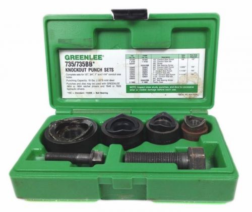 GREENLEE knockout set 735BB