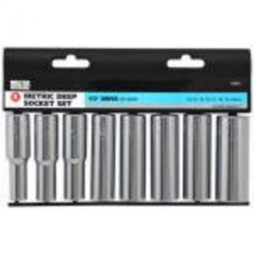 8 piece met socket set master mechanic sockets 119071 052088000649 for sale