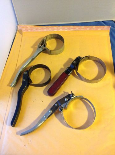 Lot of 4 oil filter wrenches  k-d 190, j-mark 353, all usa made for sale