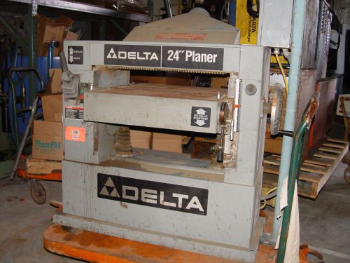 DELTA 24&#039;&#039; WOOD PLANER MDL#: 22-478. 240/480 Volt, 3 ph