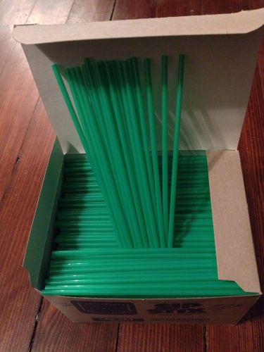 1000 Pieces 5.5&#034; GREEN STRAWS Cocktail Sipper SIP STIX Highball Stirrer Original