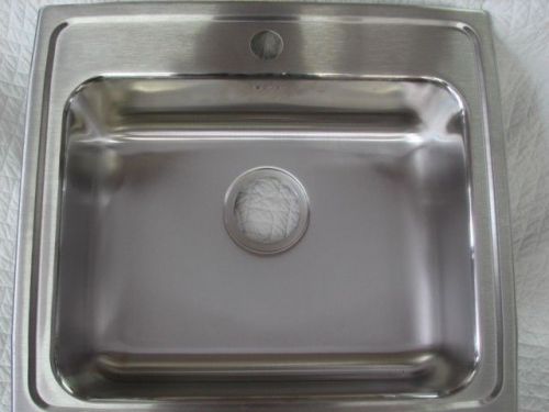 ELKAY LRAD2219651 LUSTERTONE STAINLESS STEEL SINK 6&#034;X21-3/4&#034;X19-7/16&#034; ****NIB***