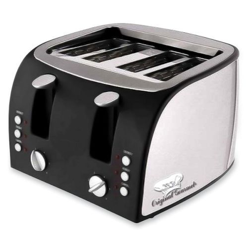 COFFEEPRO OG8166 4-Slice Toaster 12-1/2inx11-1/2inx8-1/4in Stainless Steel