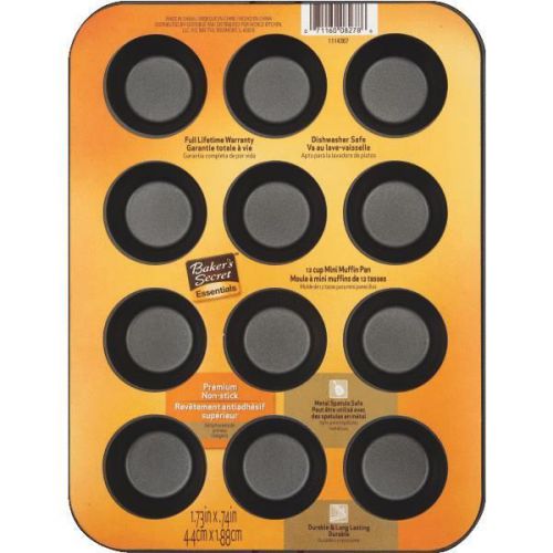 Baker&#039;s secret mini muffin pan-bs 12c mini muffin pan for sale