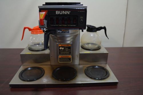 Bunn Stainless Steel Commercial Coffee Brewer with 5 Warmers and Faucet