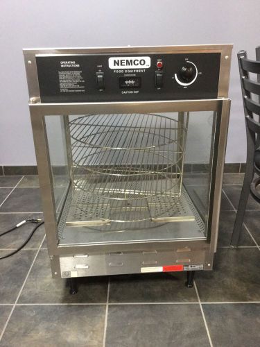 Nemco Rotating Pizza Display Case With 4 Tier 18&#034; Racks NSF 6452